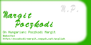 margit poczkodi business card